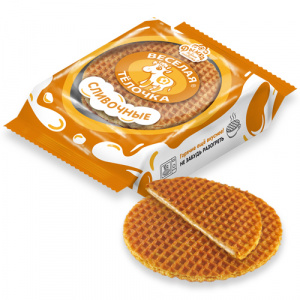 Вафли "Веселая телочка" сливочные 150г*24 Вафли "Веселая телочка" сливочные 150г*24