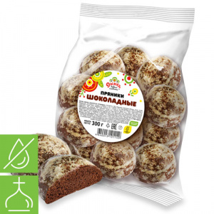 Пряники "Шоколадные" 300г*16 Пряники "Шоколадные" 300г*16