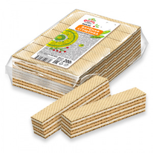 Вафли "Вареная сгущенка" 200г*33