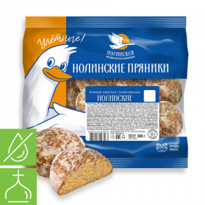 Пряники "Нолинские" 300г*16, цв.пл.