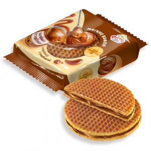 Вафли "Мягкие вафли" с вареной сгущенкой 150г*24 Вафли "Мягкие вафли" с вареной сгущенкой 150г*24