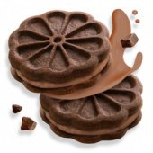 Печенье "Сэндвич Шоко-де-Лис" шоколадный крем 3 кг