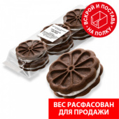 Печенье "Сэндвич Шоко-де-Лис" сливочный крем 3,36 кг, (ф)