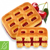 Печенье "Вафелька" с вишневой начинкой 3,8 кг