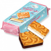 Печенье глазированное "Зефирное" 170г*26, цв.пл.