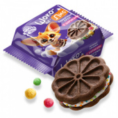 Печенье "Сэндвич Шоко-де-Лис" с шариками 1,52 кг, (фв)