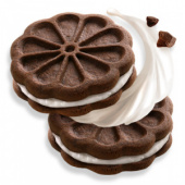 Печенье "Сэндвич Шоко-де-Лис" сливочный крем 3 кг